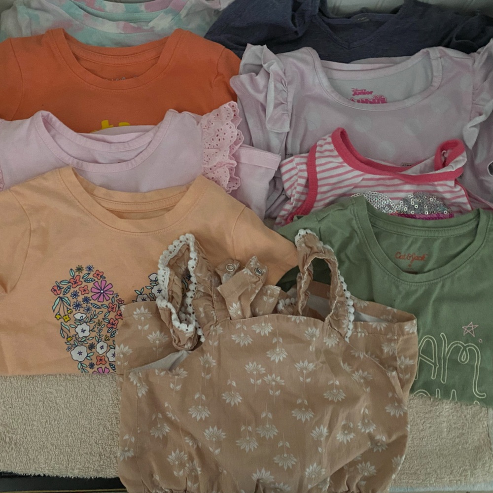 4t bundle girl shirts variety
